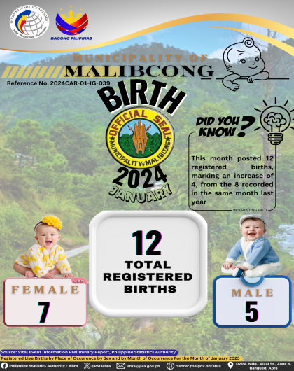 VITAL STATISTICS (BIRTH) January 2024 - Malibcong