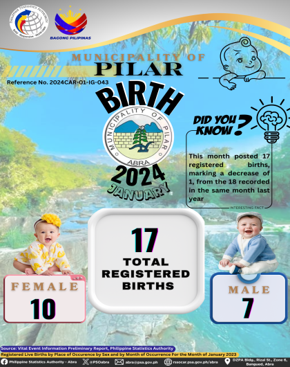 VITAL STATISTICS (BIRTH) January 2024 - Pilar