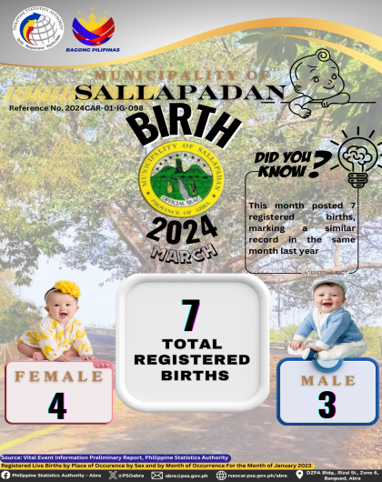 VITAL STATISTICS (BIRTH) March 2024 - Sallapadan