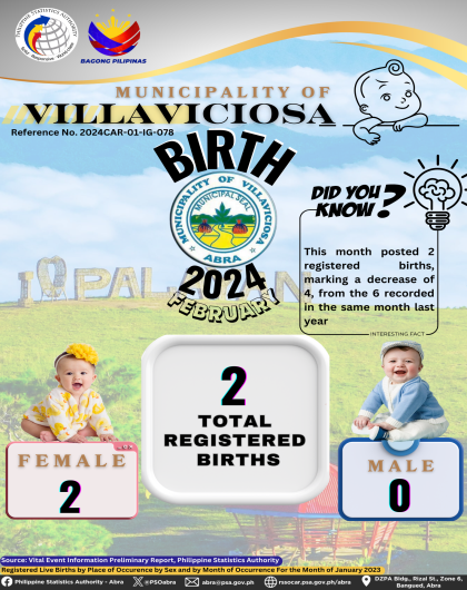 VITAL STATISTICS (BIRTH) February 2024 - Villaviciosa