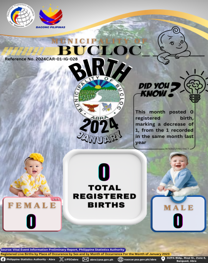 VITAL STATISTICS (BIRTH) January 2024 - Bucloc