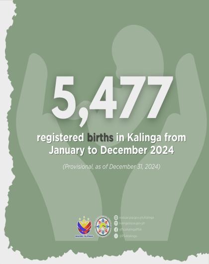 Birth Statistics in Kalinga for 2024