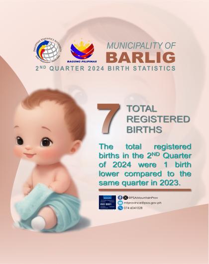 Barlig Birth Statistics Quarter 2 2024