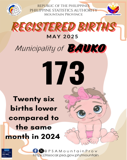 Bauko Birth Statistics May 2025