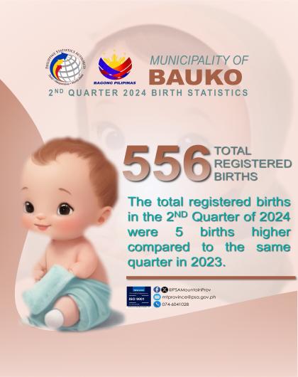 Bauko Birth Statistics Quarter 2 2024