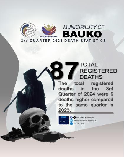 Bauko Death Statistics Quarter 3 2024