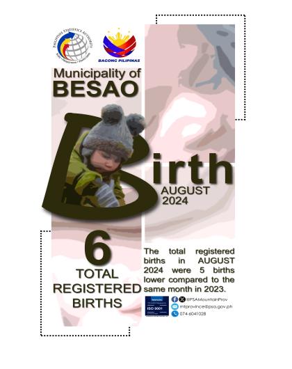 Besao Birth Statistics August 2024