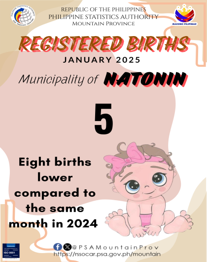 Natonin Birth Statistics January 2025