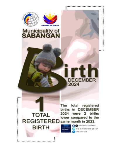 Sabangan Birth Statistics December 2024