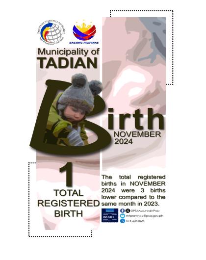 Tadian Birth Statistics November 2024