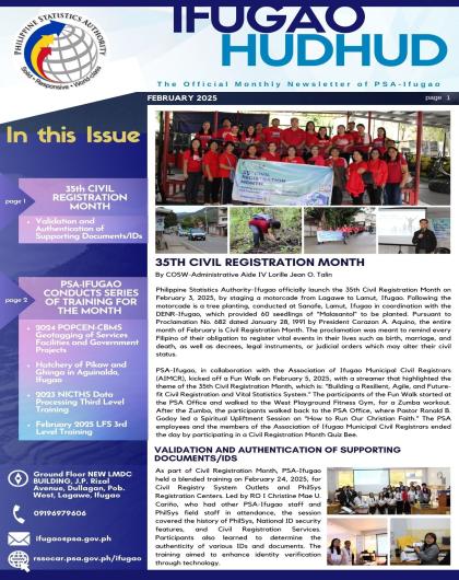 February 2025 Ifugao Official Newsletter