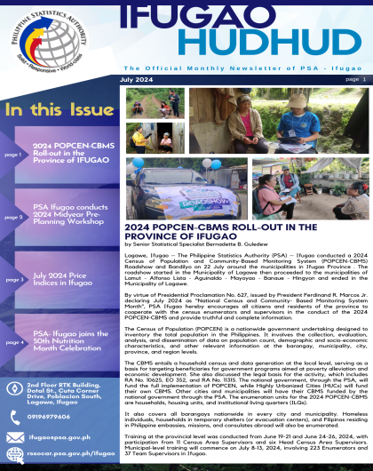 July 2024 Ifugao Newsletter