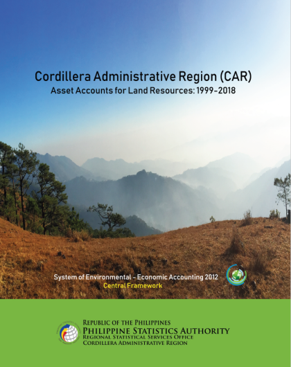 CAR Asset Accounts for Land Resources 1999-2018