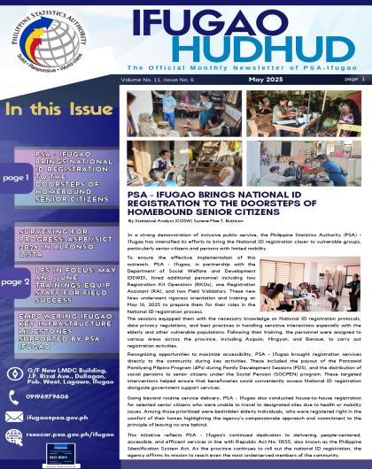 May 2025 Ifugao Newsletter