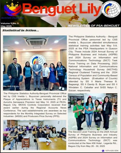 Benguet Lily Volume 11 No 5 May 2025