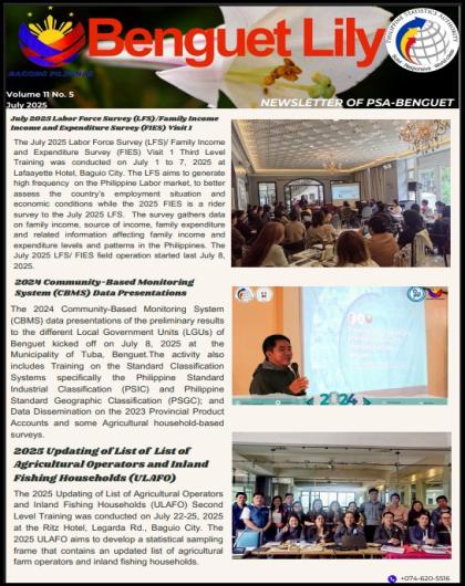 Benguet Lily Volume 11 No 5 July 2025