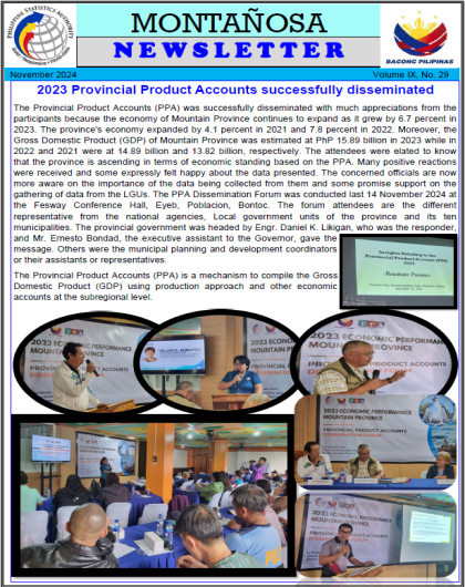 Montañosa Newsletter November 2024