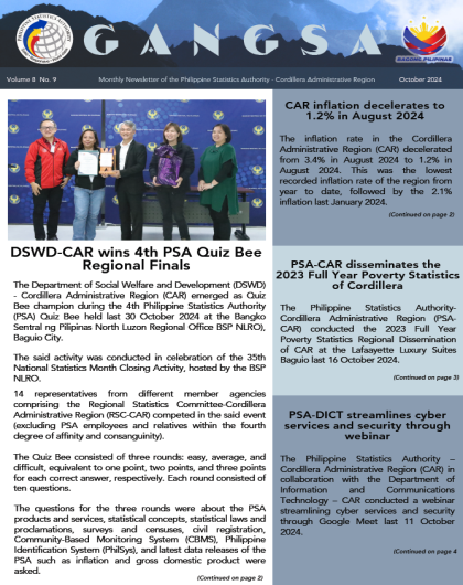 October 2024 Newsletter