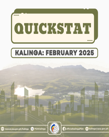 Kalinga QuickStat for February 2025