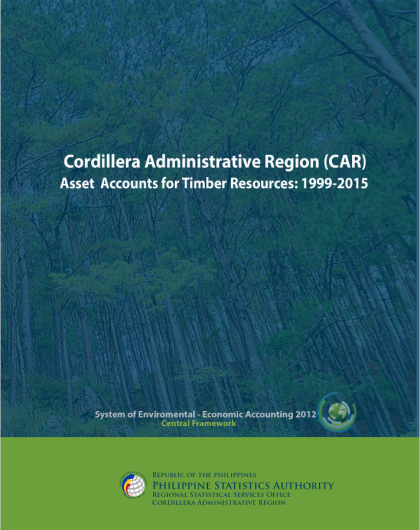 CAR Asset Accounts for Timber Resources 1999-2015