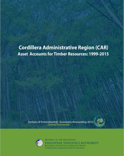 CAR Asset Accounts for Timber Resources 1999-2015 CAR Asset Accounts for Timber Resources 1999-2015